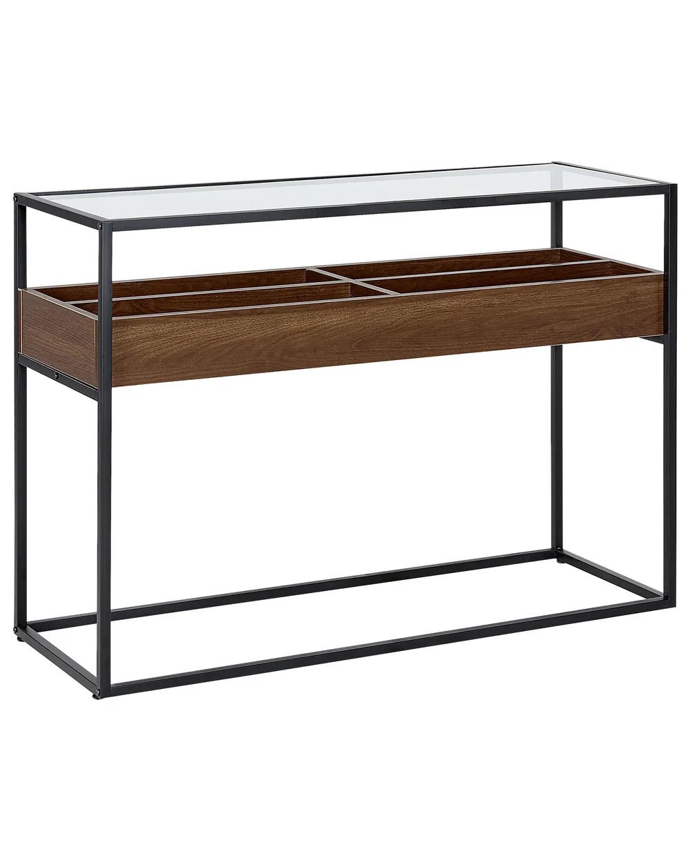 Sidetable WACO Veiligheidsglas Zwart