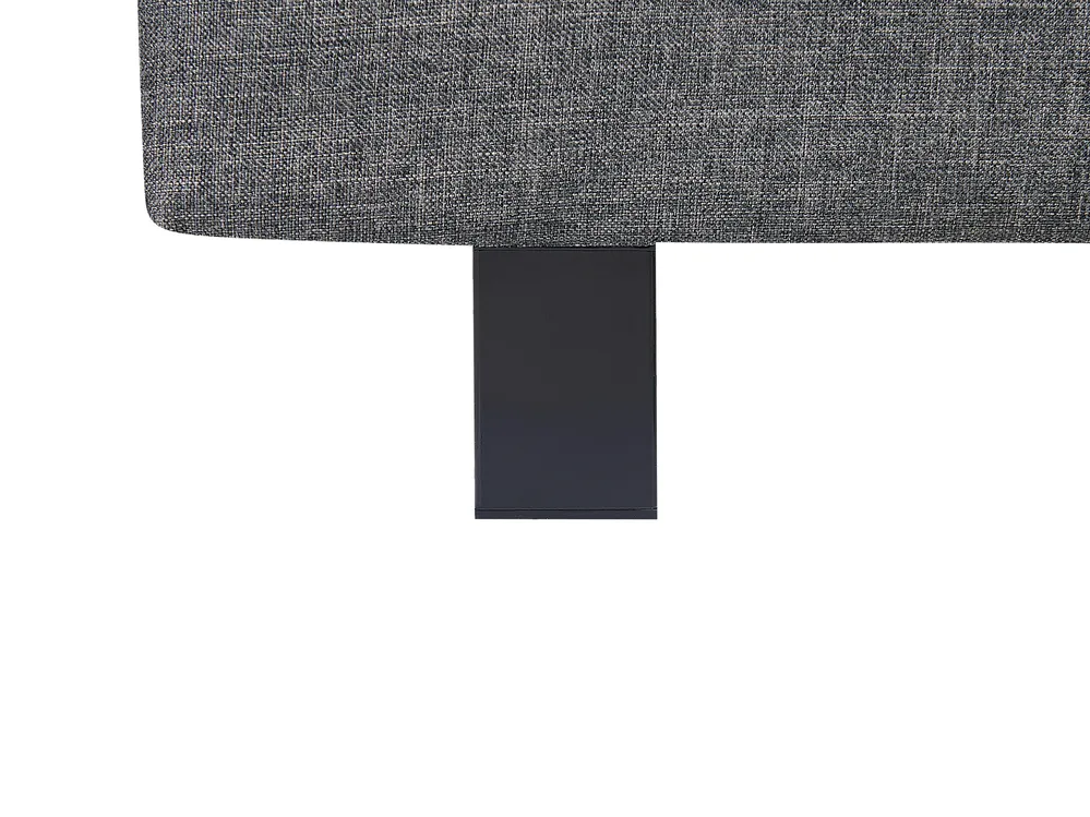 Bed Fabric ALBI 180 x 200 cm (EU Super King) Grey_725927