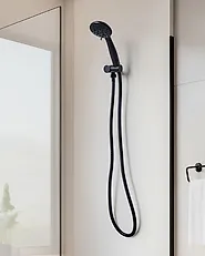 Shower Head and Hose Kit MACAY 3-function Black_1184093