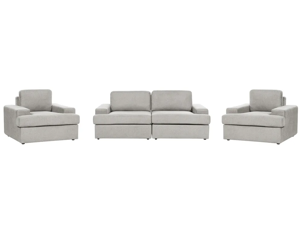FILU Tovagliette In Feltro Rotonde, Set Da 4 Pezzi – Grigio Chiaro, Diametro 35 Cm, Lavabili