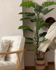 Sztuczna roślina MONSTERA 155 cm Zielony_1052654