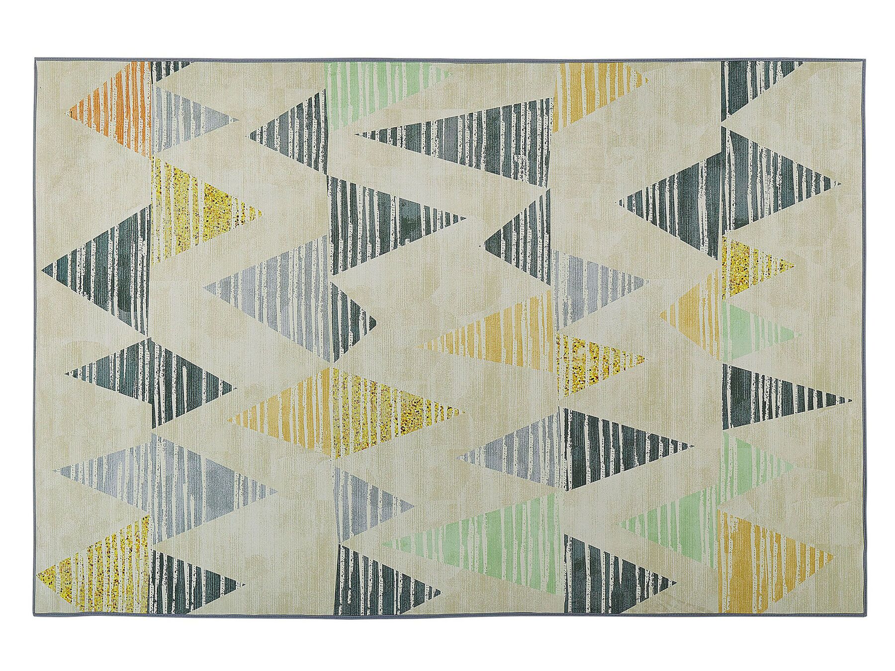 Szürke és sárga szőnyeg 140 x 200 cm YAYLA_796375