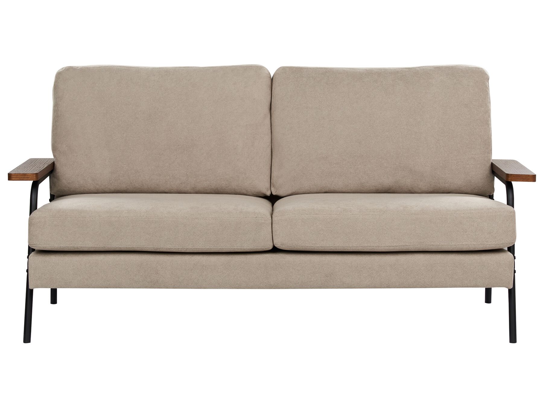 3-istuttava sohva kangas ruskeanharmaa AKRANES_917509