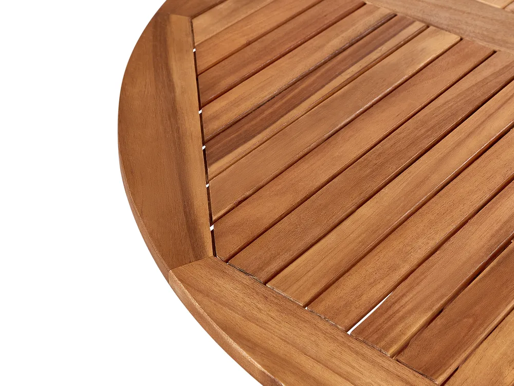 Set da pranzo da giardino 4 posti AGELLO Legno d'acacia Marrone_923499