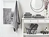 Set of 9 Towels MITIARO Terry Cotton Grey
