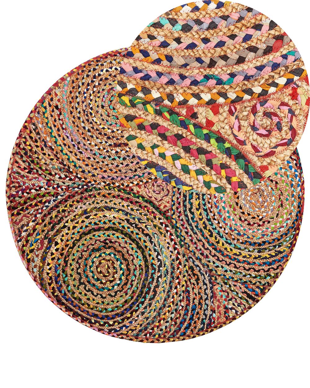 Covor YENICE Multicolor ø 140 cm Iută
