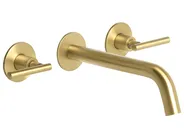 rubinetto miscelatore da parete per lavabo ISHINCA Ottone Oro_996057