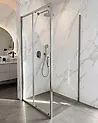 Shower Enclosure LANGUI 900 x 1200 x 1900 mm Silver