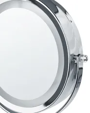 Specchio per make-up LED SAVOIE Nero/Argento_847894