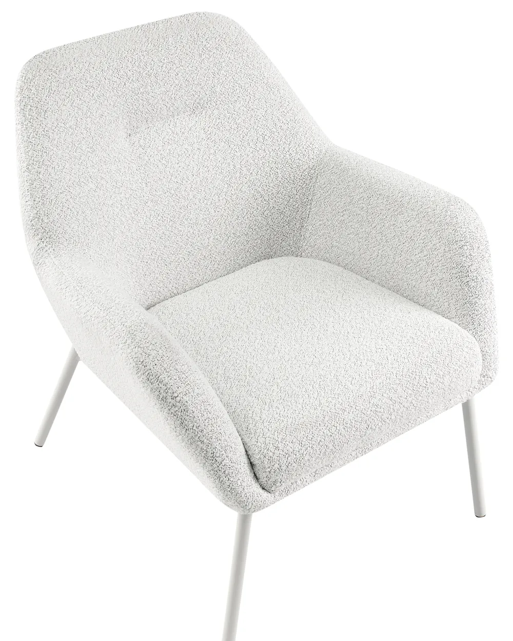 Armchair JABRO Fabric Off-White - Beliani.hu Armchair JABRO Fabric Off-White - Beliani.hu