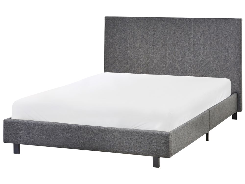Cama Tecido ALBI 120 x 200 cm Cinzento