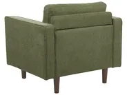 Living Room Set 6 Seater NURMO Fabric Dark Green_896062