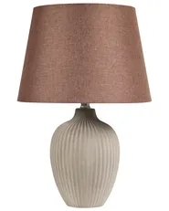 Table Lamp FERGUS Ceramic Brown_824105