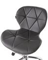 Faux Leather Desk Chair Graphite Grey VALETTA_932516