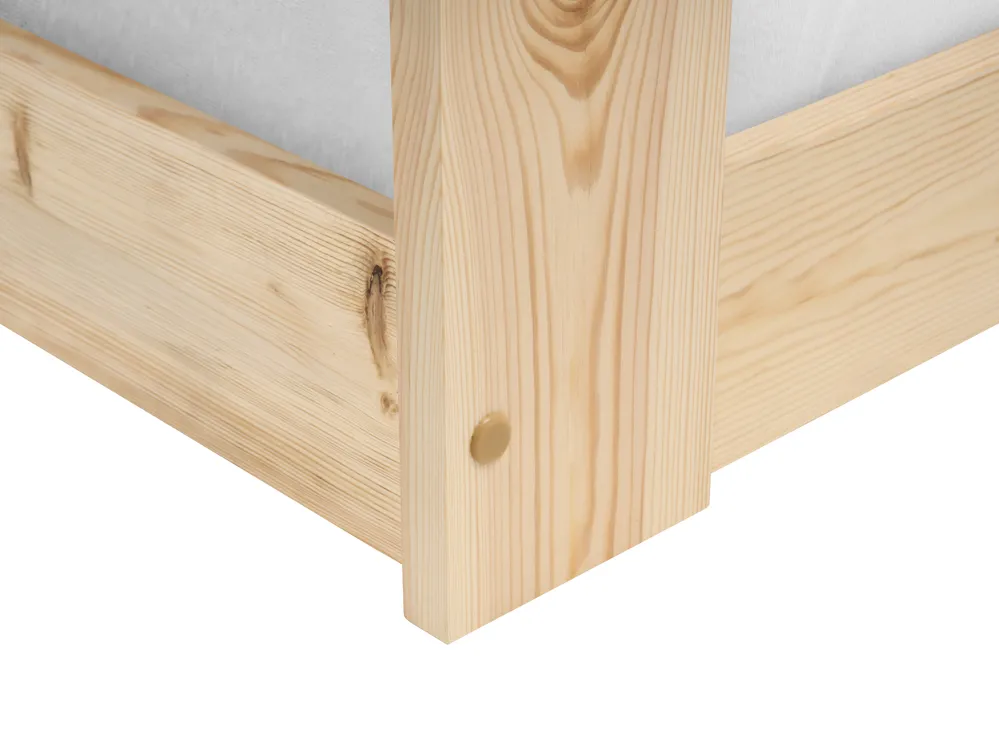 Kids Bed Pine Wood PRIMELLES 90 x 200 cm (EU Single) Light Brown_1051194