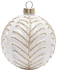 Conjunto de 21 bolas de Navidad FROSTGLOW Vidrio Blanco_1192245