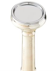 Lot De 2 Bougeoirs En Verre Transparent, Chandeliers Coniques, Bougeoirs Décoratifs, 10 Cm De Haut, Centre De Table Pour Mariage, Salle à Manger, Fête