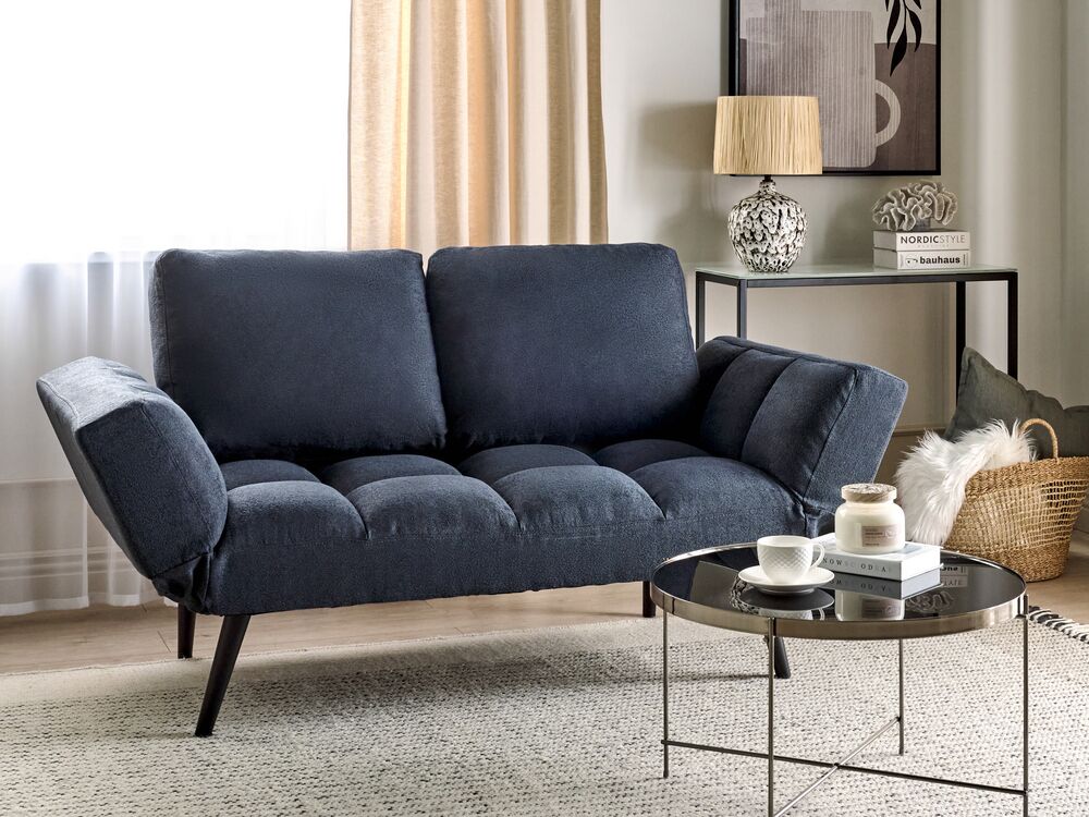 Sofa bed dark blue top