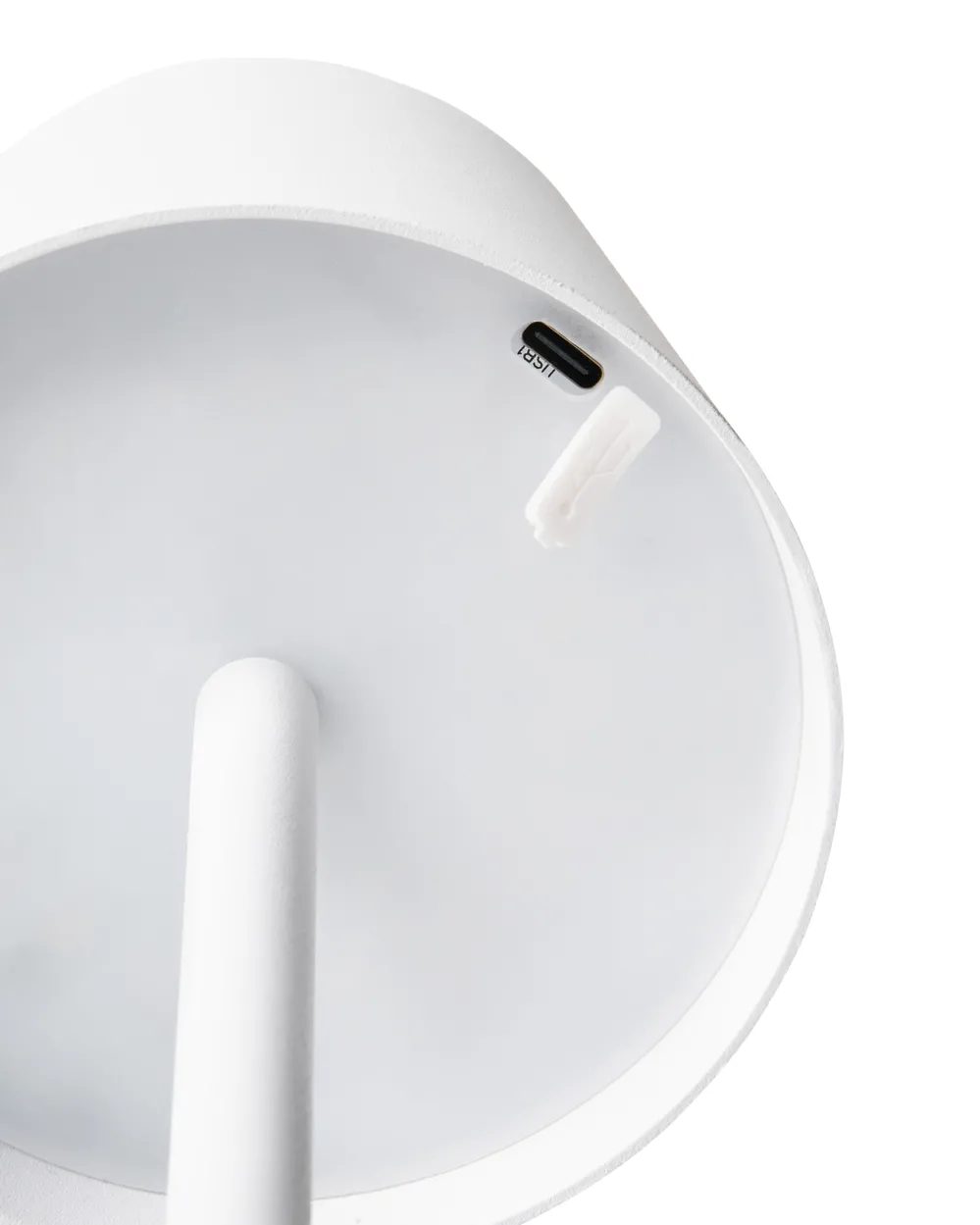 Bezprzewodowa lampa stołowa LED VALIRA Ze ściemniaczem Metal Biały_940498