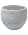 Stone Plant Pot 50x50x39 cm White ZAKROS _856400