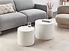 Set of 2 Coffee Tables MANTI White