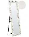 Standing Mirror ANSOUIS 150 cm Faux Leather White