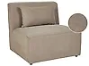 1-Seat Section LEMVIG Corduroy Taupe