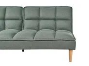 Sofa Bed 3 Seater SILJAN Fabric Green_968714