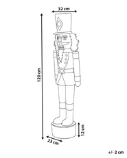 Outdoor Decoration LED HORNAVAN 120 cm Nutcracker Multicolour_1018904