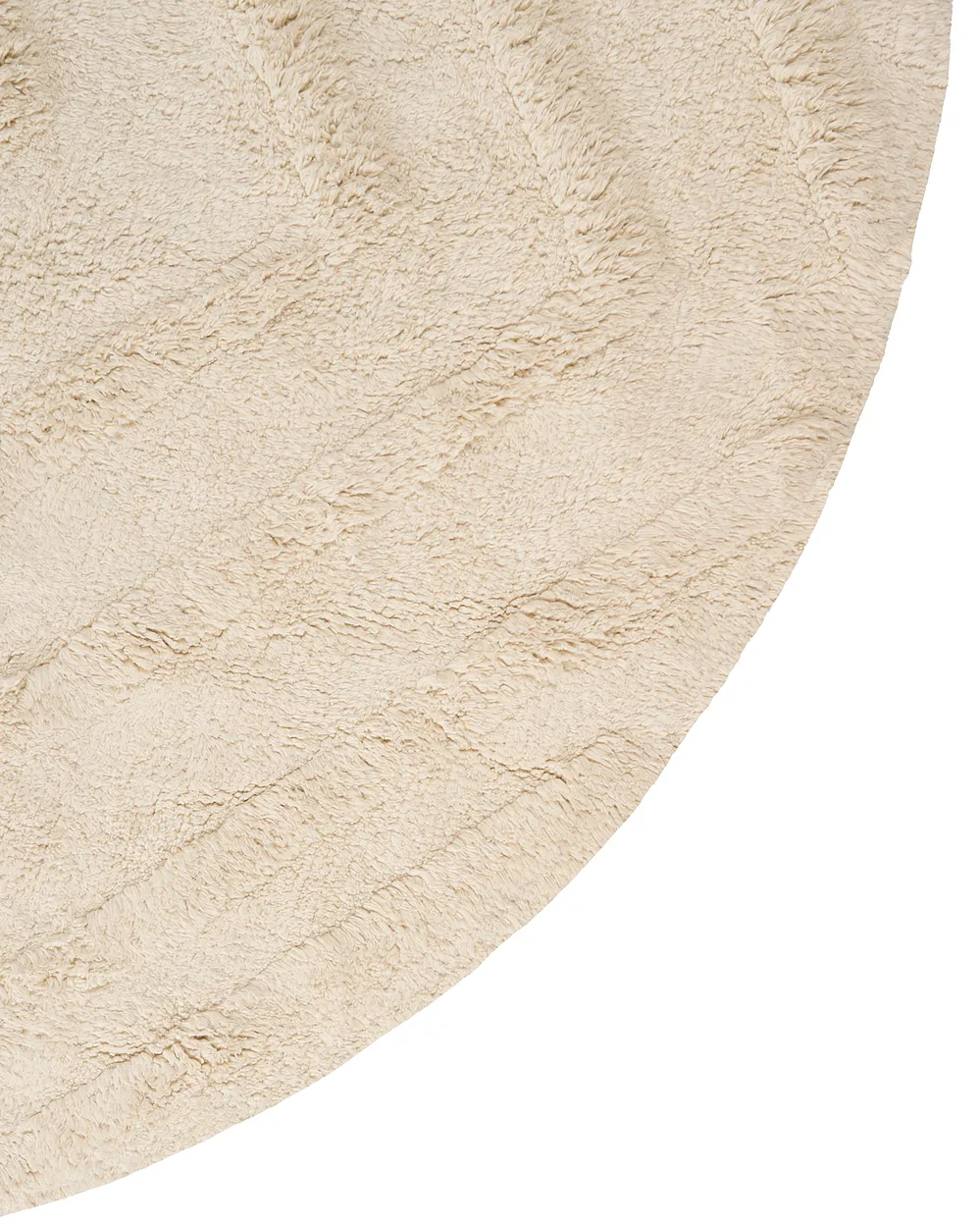 Kids Rug TURTUK  Light Beige ø 120 cm Cotton_1135367