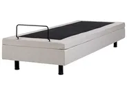 Adjustable Bed without Headboard Fabric DUKE 90 x 200 cm (EU Single) Beige_958326