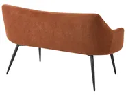 Banc de salle à manger 2 places ARENDAL Tissu Marron doré_1080939