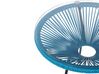 PE Rattan Bistro Set Blue ACAPULCO II_813789