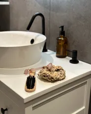 Basin Mixer Tap KALAMBO Brass Black_862781
