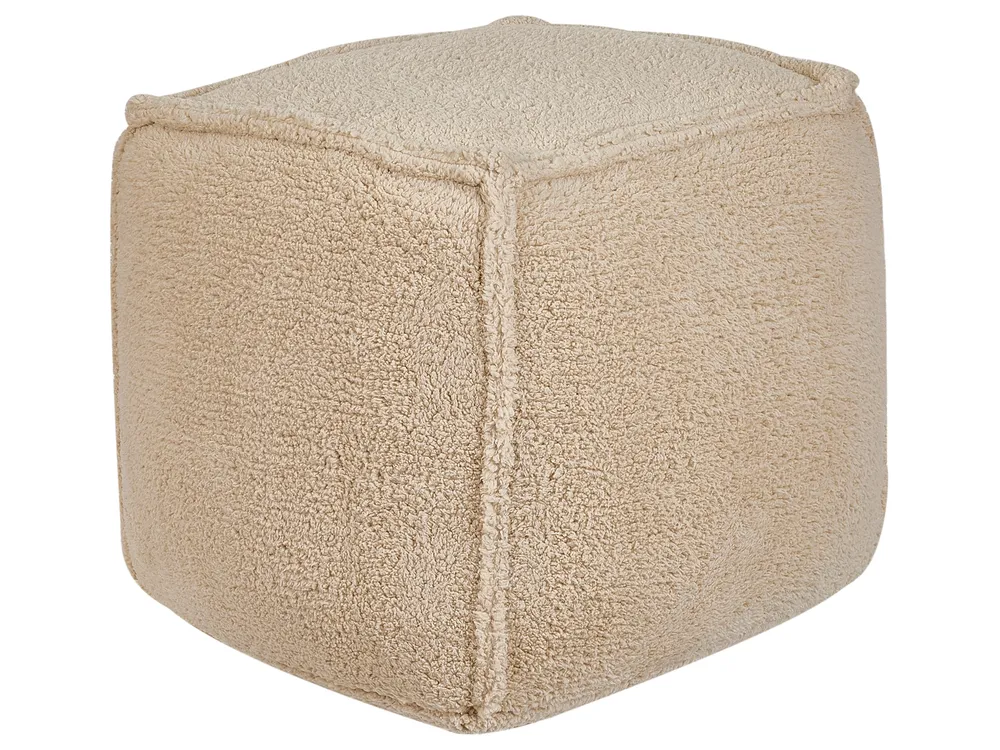 Puf ALIPUR Boucle Jasnobrązowy_1023669
