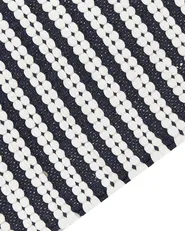 Tappeto SOFULU Blu marino 80 x 150 cm Cotone_842833