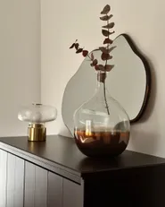 Vase à fleurs RAZALA 40 cm Verre Multicolore_1177657