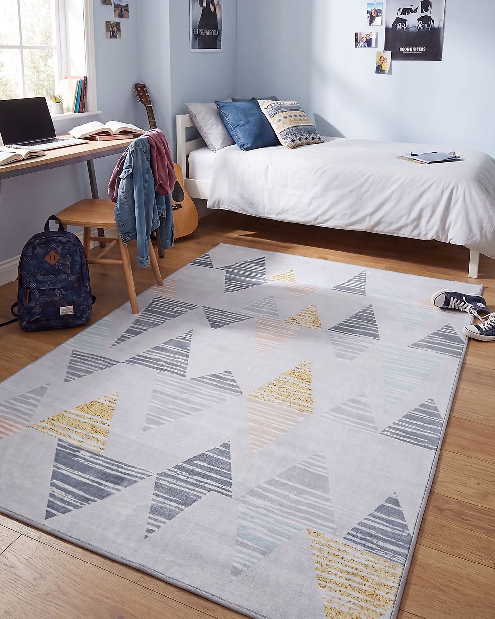 Tapis YAYLA Gris 160 x 230 cm