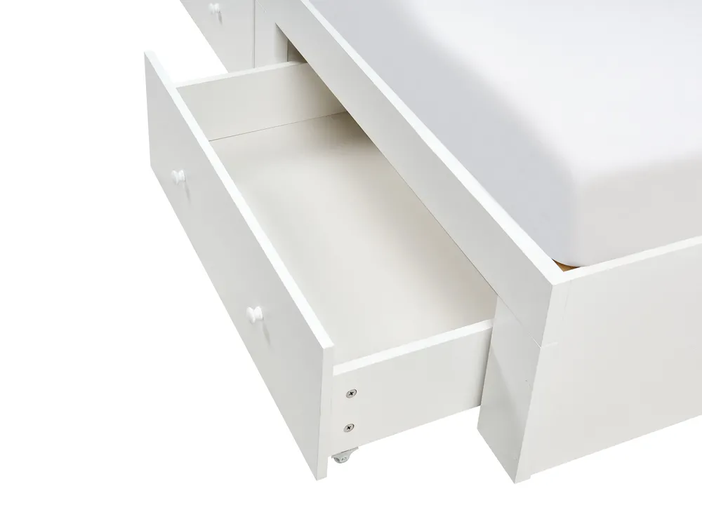 Bed with Storage Drawers TARARE White 180 x 200 cm (EU Super King)_1033184