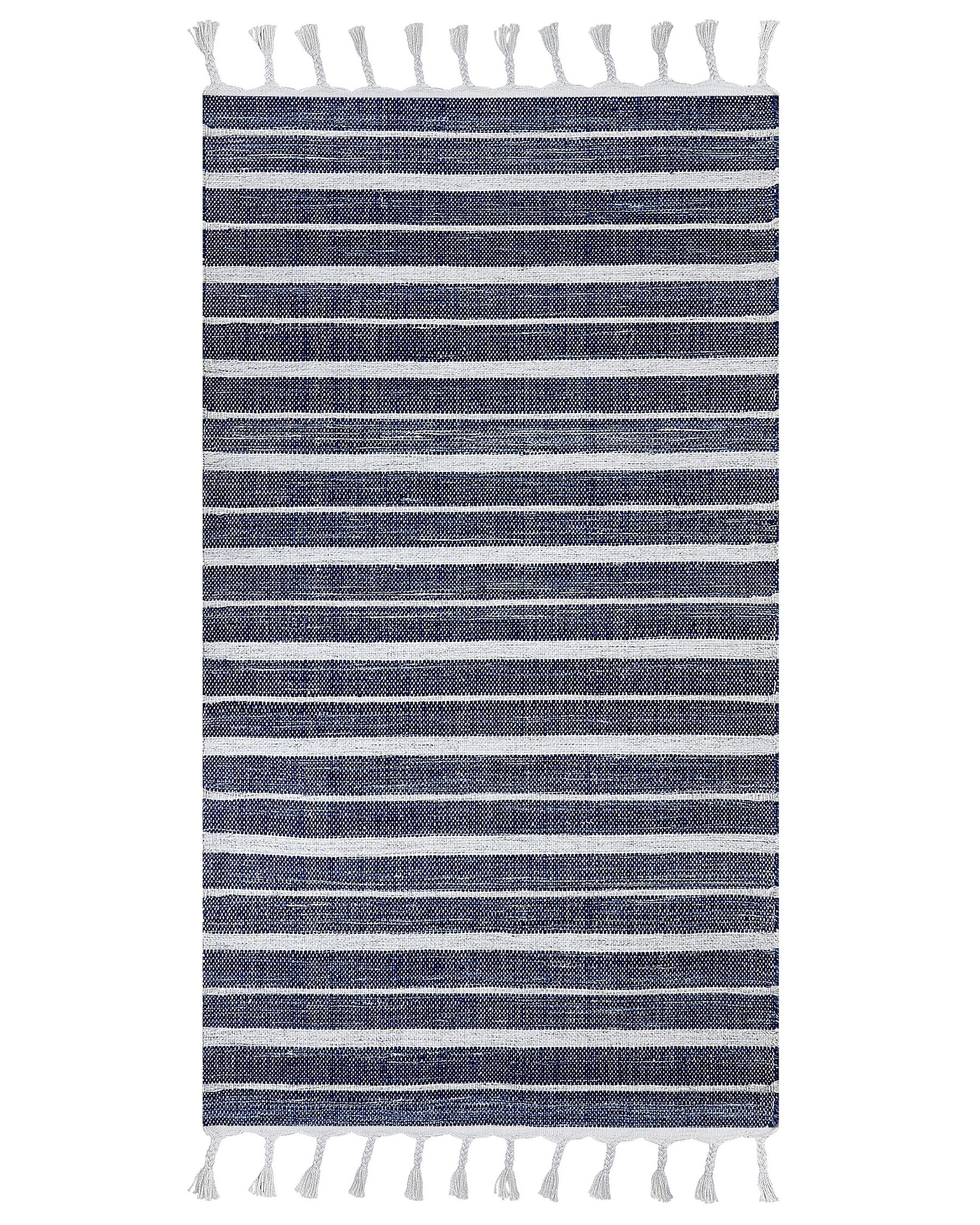 Koberec 80 x 150 cm modrý/bílý BADEMLI_846564