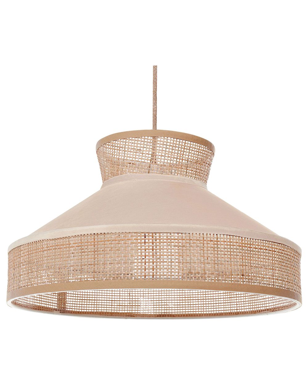 Lámpara colgante BATALI Ratán Beige