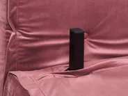 Sofa Bed 2 Seater VESTFOLD Velvet Pink_851154