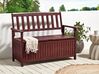 Acacia Wood Garden Bench with Storage 120 cm Mahogany Brown SOVANA_883982