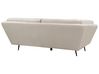 Soffa 3-sits sammet beige LENVIK_939285