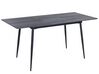 Tavolo da pranzo estensibile legno scuro 120/160 x 80 cm GELANDA_886358
