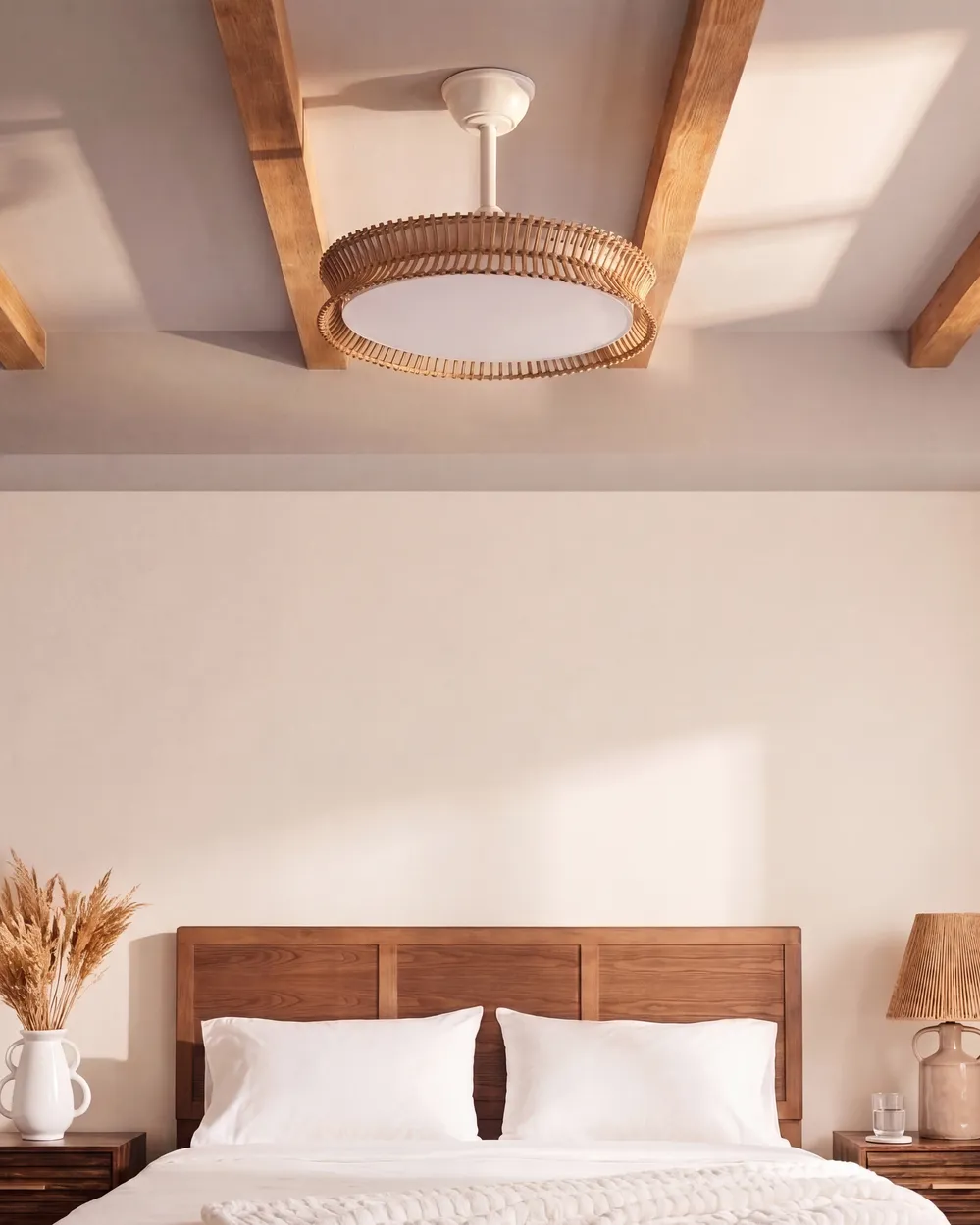 Ceiling Fan with Light OLETA with Remote LED White_1124317