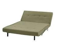 Living Room Set 3 Seater VESTFOLD Fabric Olive Green_930247