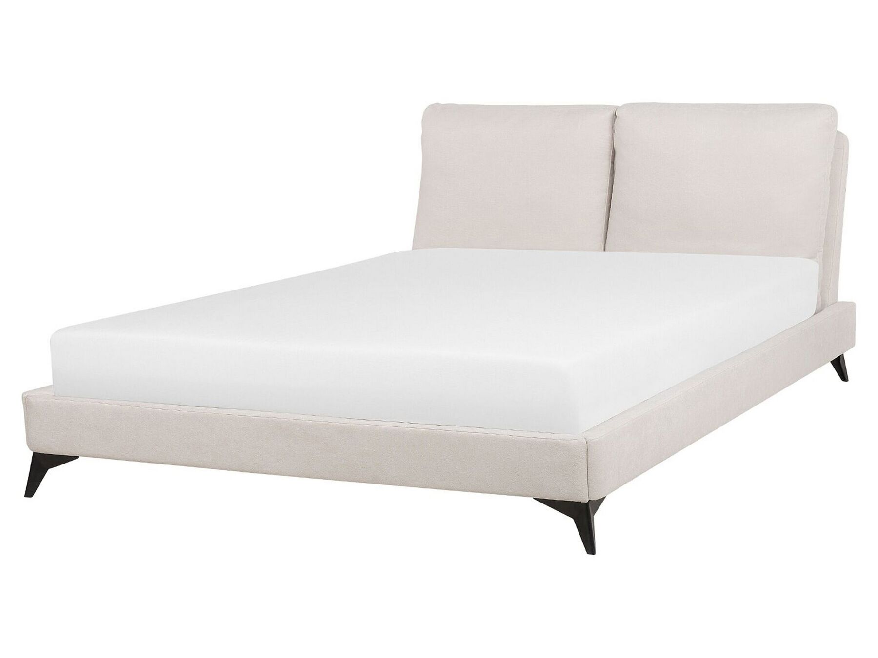 Béžová postel MELLE ženilka 160 x 200 cm_762669