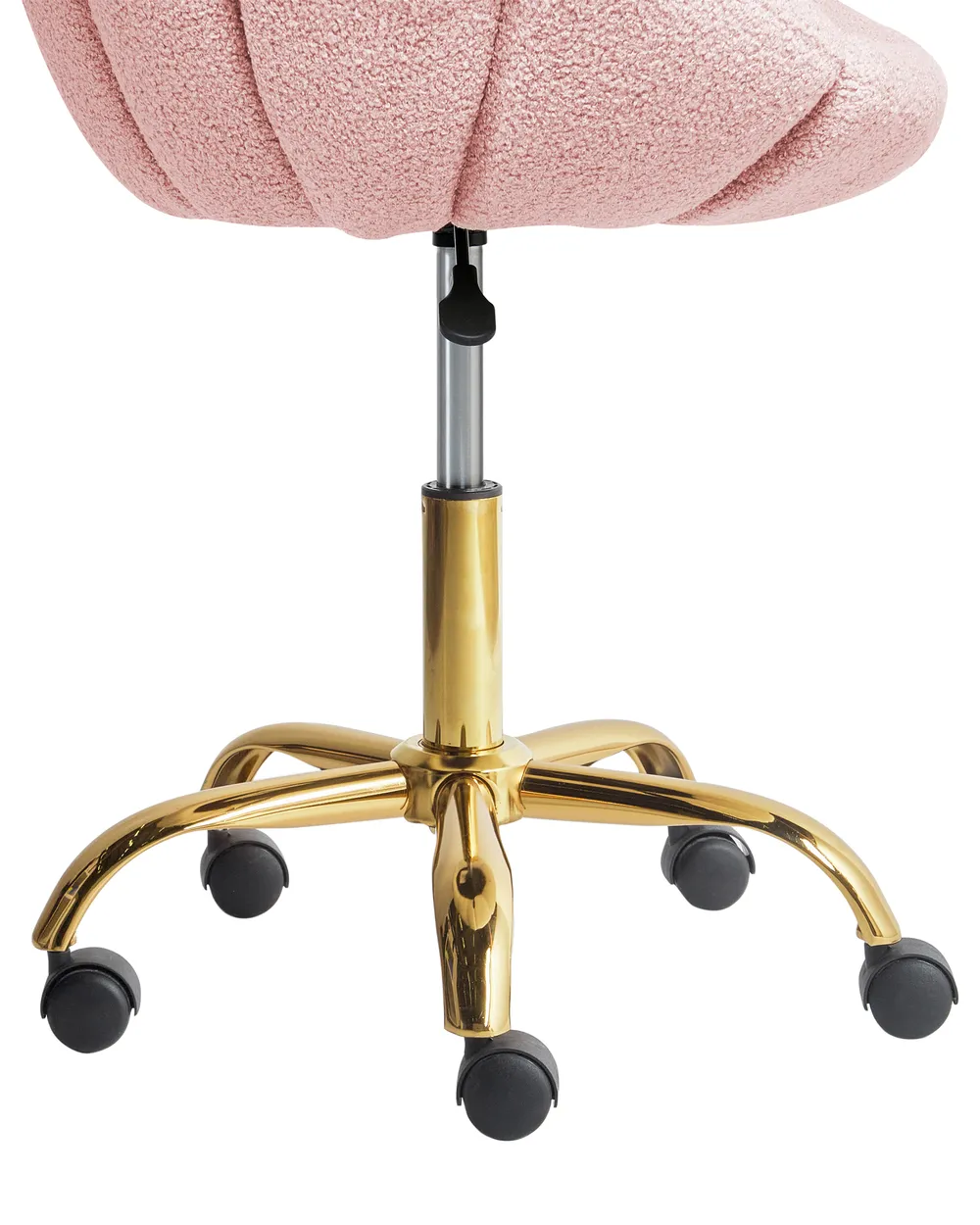 Desk Chair ANNABELLE Boucle Pastel Pink_1000197