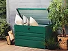 Storage Box CEBROSA 100 cm 62 cm Metal Dark Green